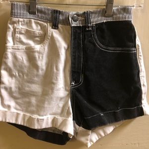 Rare American Apparel Color Block Shorts